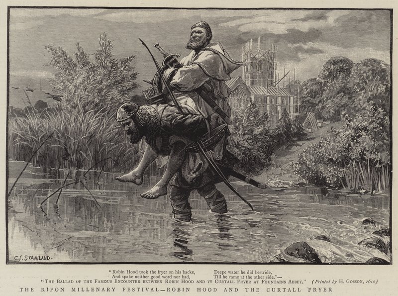 Ripon Millenary Festival, Robin Hood ja Curtall Fryer tekijältä Charles J. Staniland