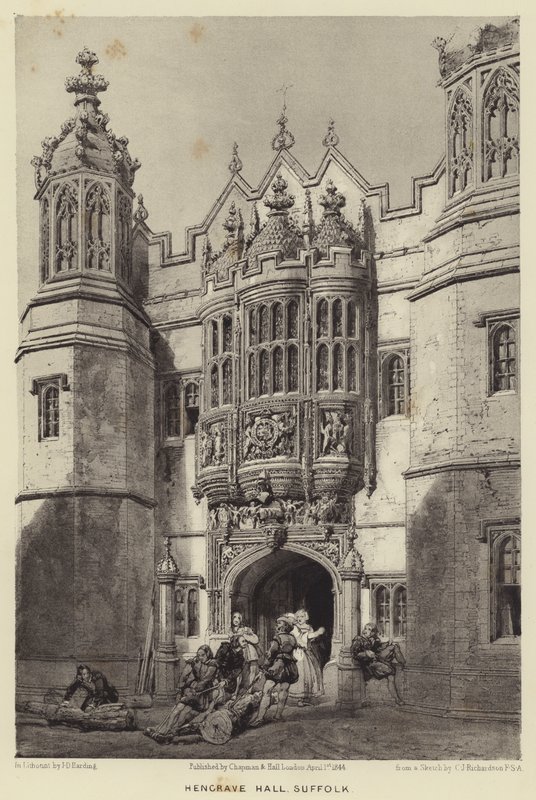 Hengrave Hall, Suffolk tekijältä Charles James Richardson