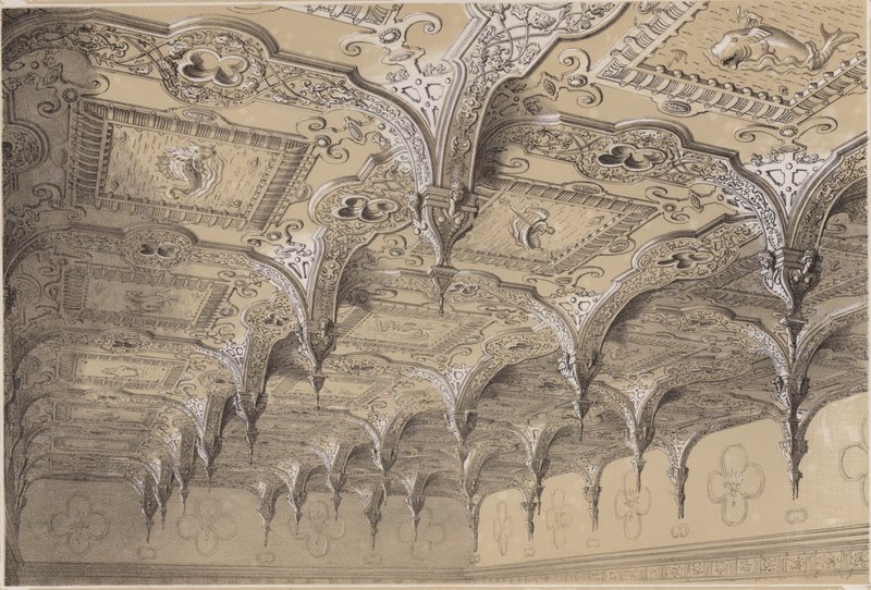 Salonin katto, Audley End tekijältä Charles James Richardson