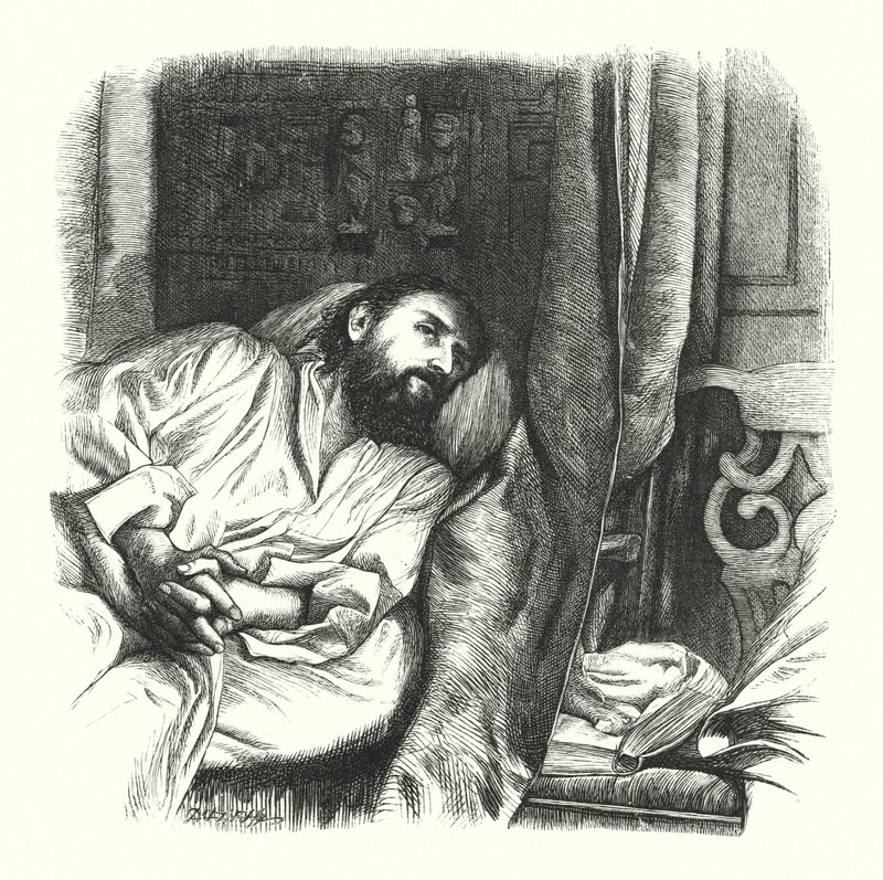 Hymni Jumalalleni (kaiverrus) tekijältä Charles Keene