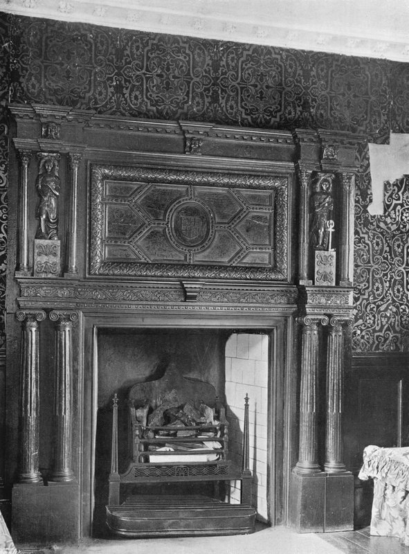 1953 Mantel Piece: Vanha käsintehty parvipaperi tekijältä Charles Latham