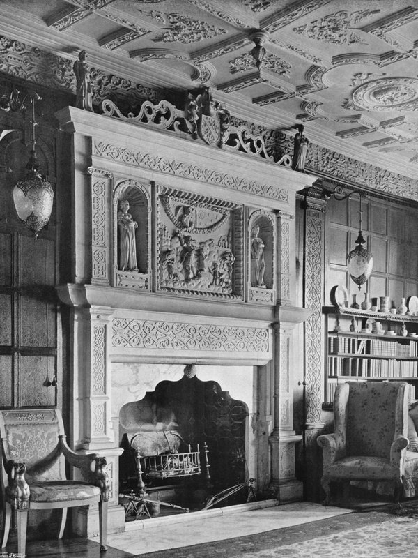 Savupiippu Hardwick Housessa, Oxfordshiressa tekijältä Charles Latham