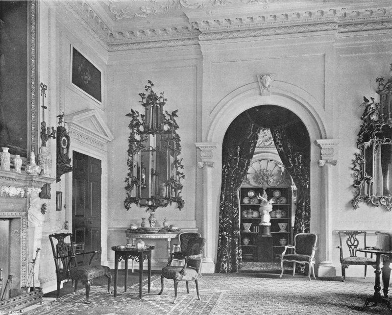 Chippendale Mirrors - Valkoinen salonki tekijältä Charles Latham