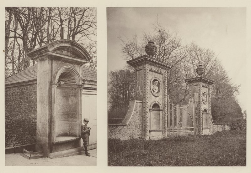 Coleshill, Berkshire, alkovi, portti takasisäänkäynnissä tekijältä Charles Latham