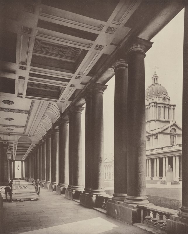 Greenwich Hospital, Colonnade tekijältä Charles Latham