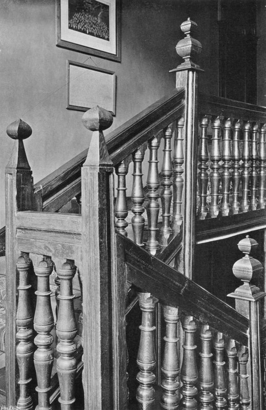 Oak Staircase Goldsborough Hallissa, Yorksissa tekijältä Charles Latham
