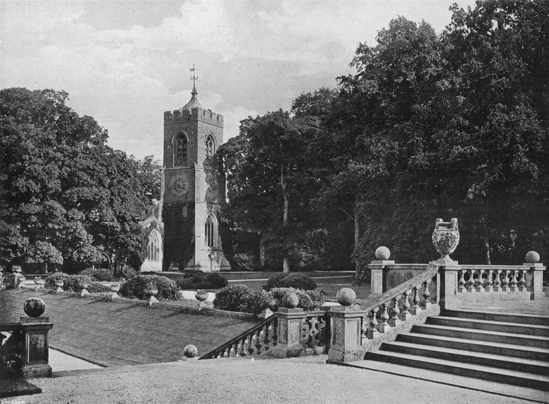 Castle Ashbyn kirkko tekijältä Charles Latham
