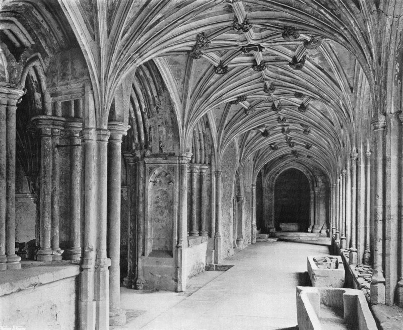 East Cloister Laycock Abbeyssa, Wiltsissä tekijältä Charles Latham