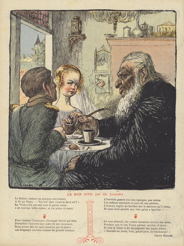 Kuvitus Le Rirelle tekijältä Charles Leandre