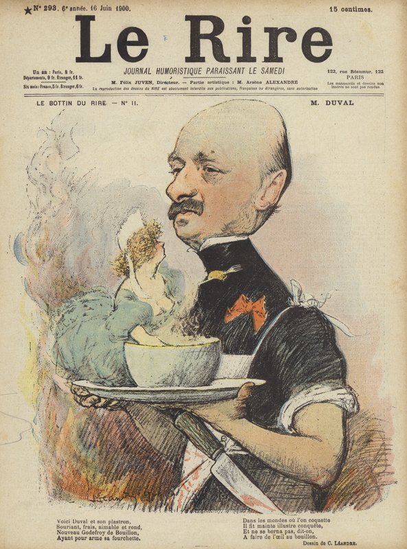 Kuvitus Le Rirelle tekijältä Charles Leandre