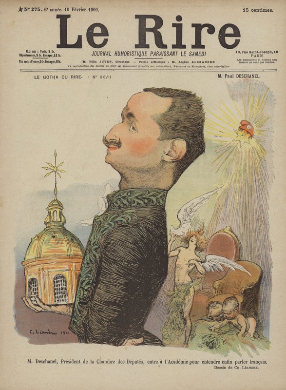 Kuvitus Le Rirelle tekijältä Charles Leandre