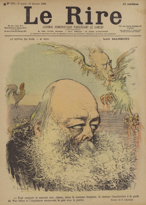 Kuvitus Le Rirelle tekijältä Charles Leandre