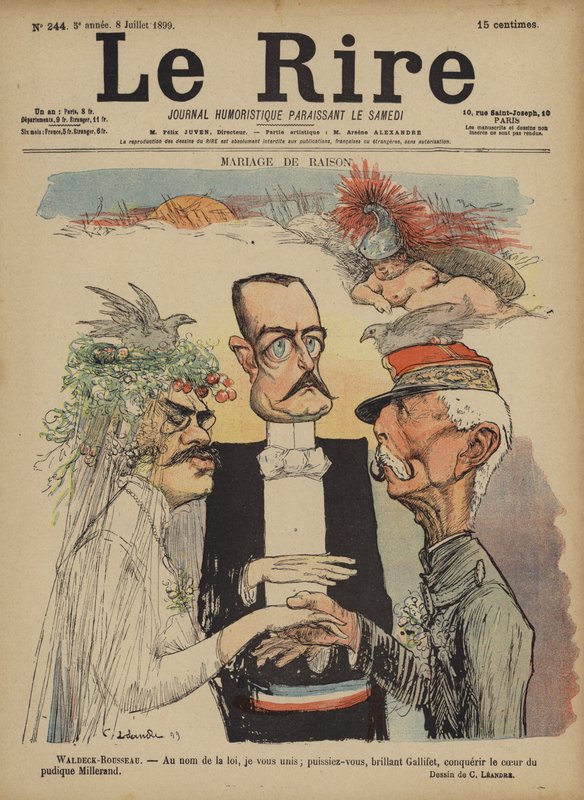 Kuvitus Le Rirelle tekijältä Charles Leandre