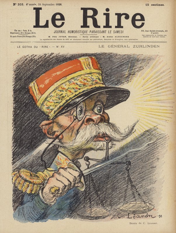 Kuvitus Le Rirelle tekijältä Charles Leandre