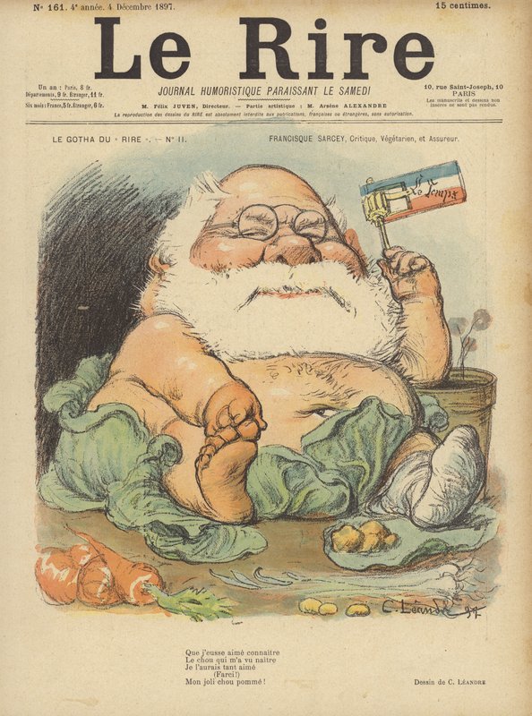 Kuvitus Le Rirelle tekijältä Charles Leandre