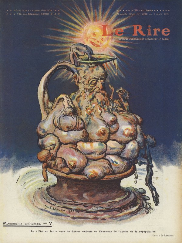 Kuvitus Le Rirelle tekijältä Charles Leandre