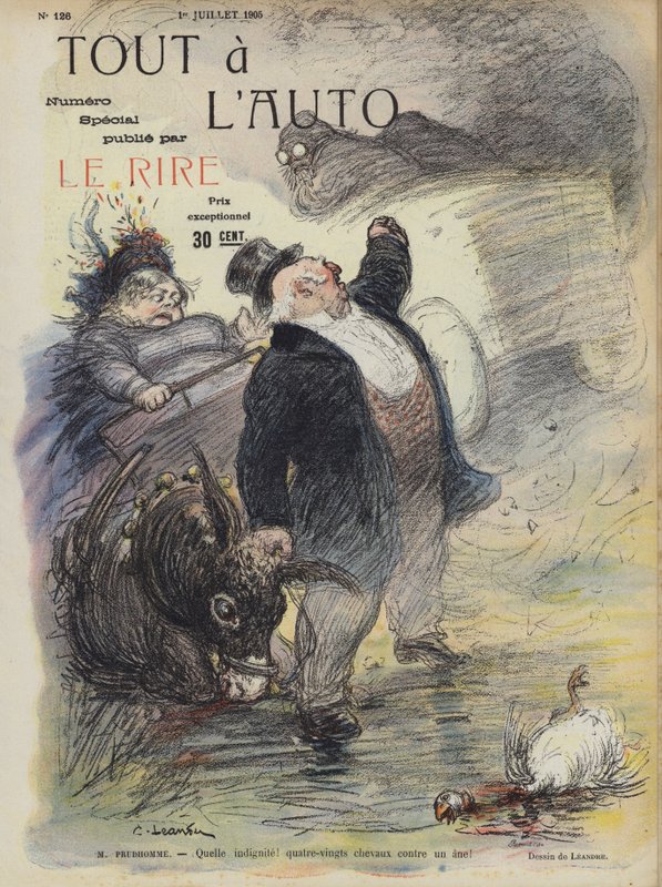 Kuvitus Le Rirelle tekijältä Charles Leandre