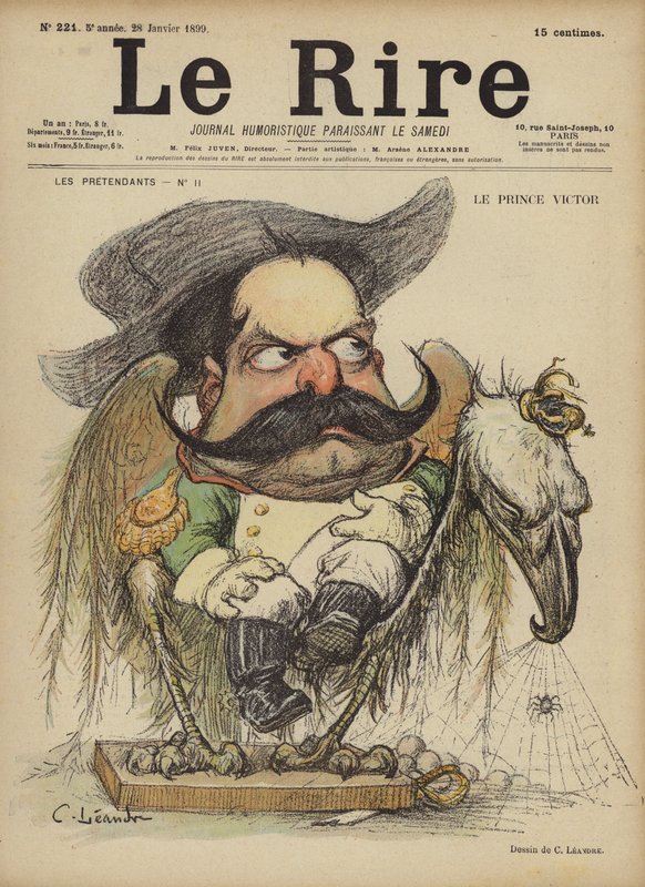 Prinssi Victor, kuvitus Le Rirelle tekijältä Charles Leandre