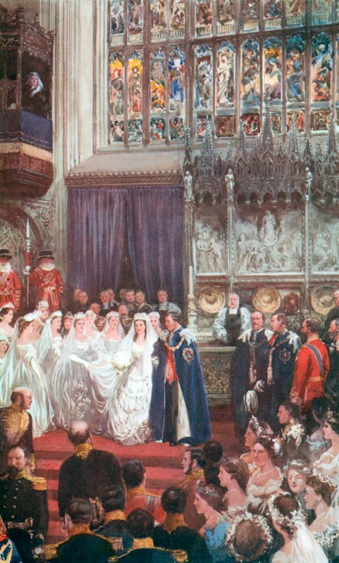 Kuningas Edward VII:n ja kuningatar Alexandran häät St. George