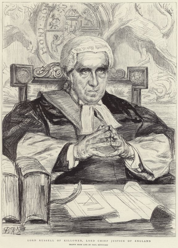 Lord Russell of Killowen (litho) tekijältä Charles Paul (after) Renouard