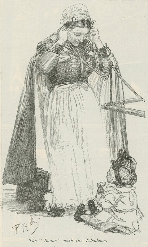 Bonne puhelimen kanssa tekijältä Charles Paul Renouard