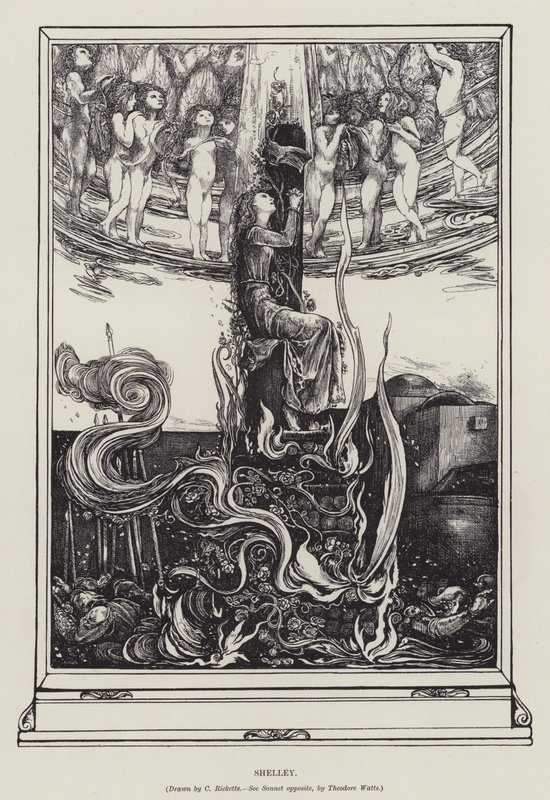Shelley (litho) tekijältä Charles Ricketts