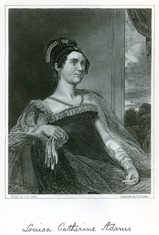 Louisa Catherine Adams (kaiverrus) tekijältä Charles Robert Leslie