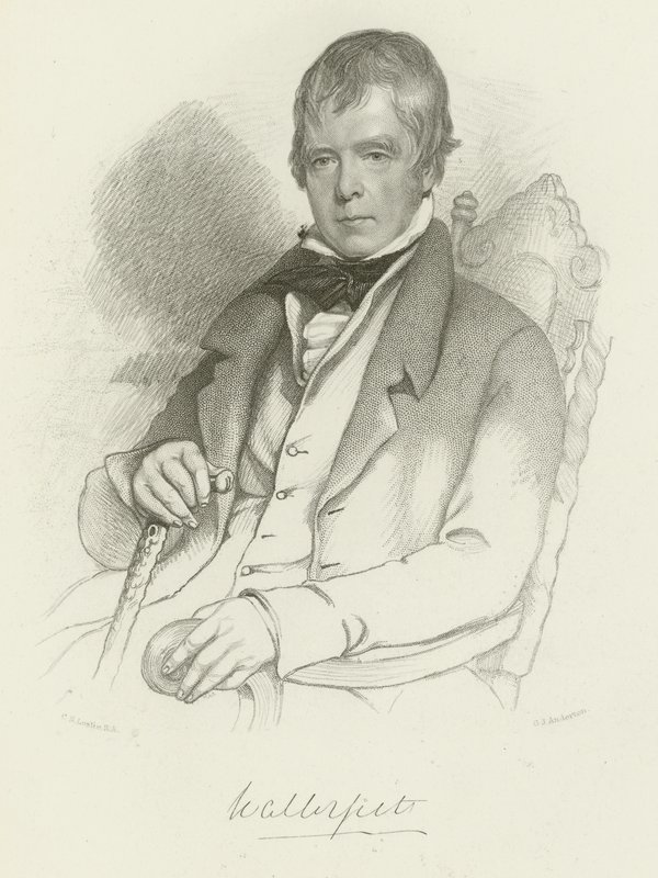 Sir Walter Scott tekijältä Charles Robert Leslie