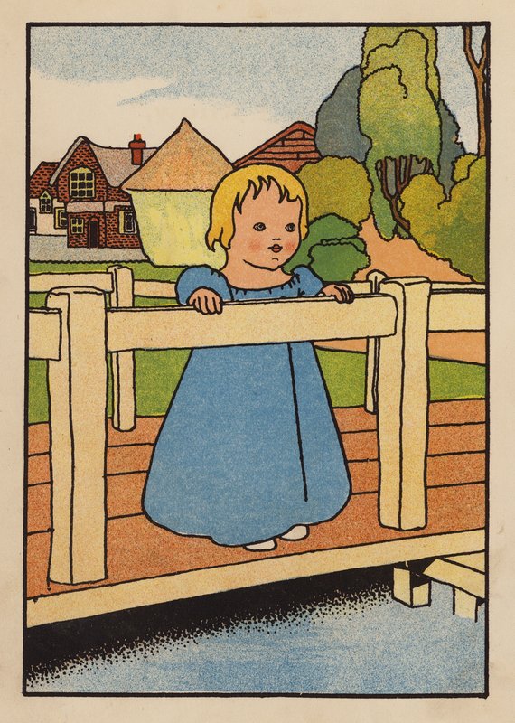 Kuvituskuvitus Babes and Birds -lehteen (värilitraus) tekijältä Charles Robinson