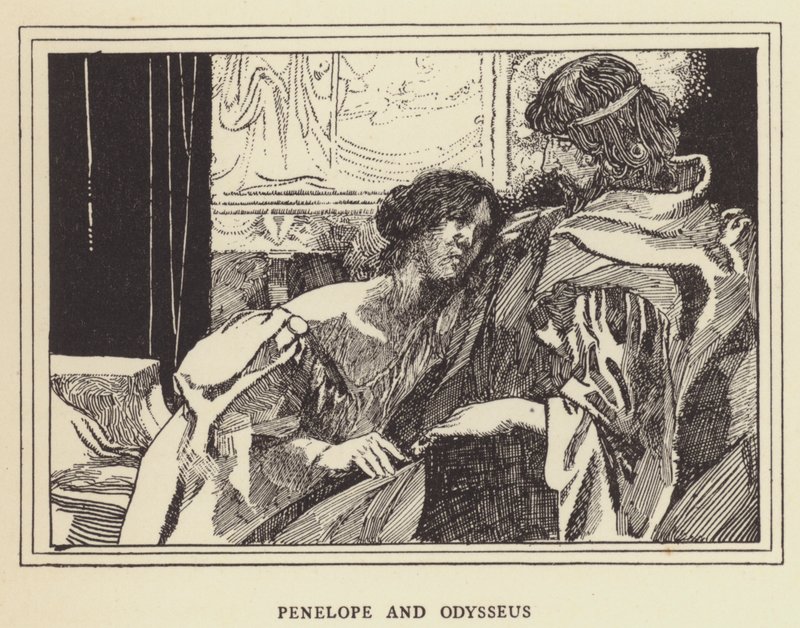 Penelope ja Odysseus tekijältä Sir John Charles Robinson