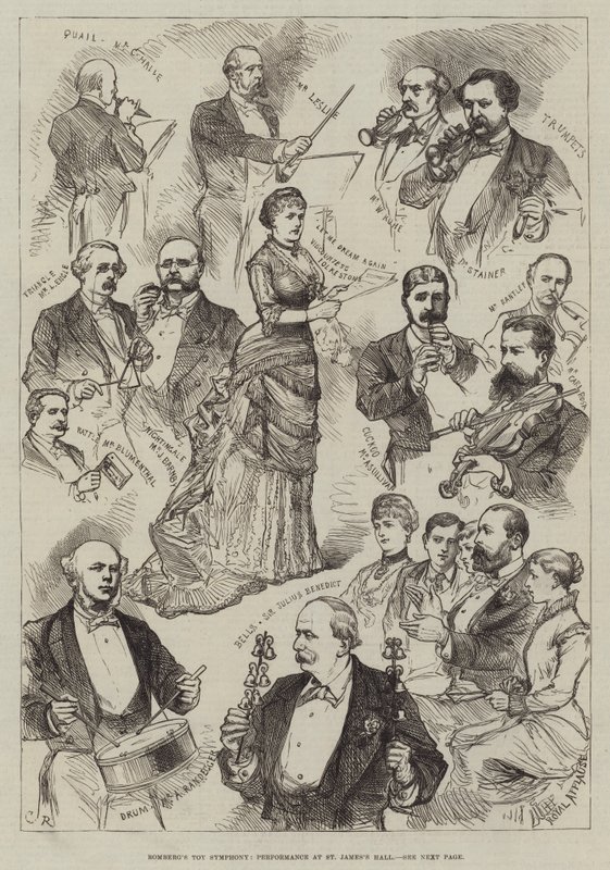 Rombergin lelusinfonia, esitys St James