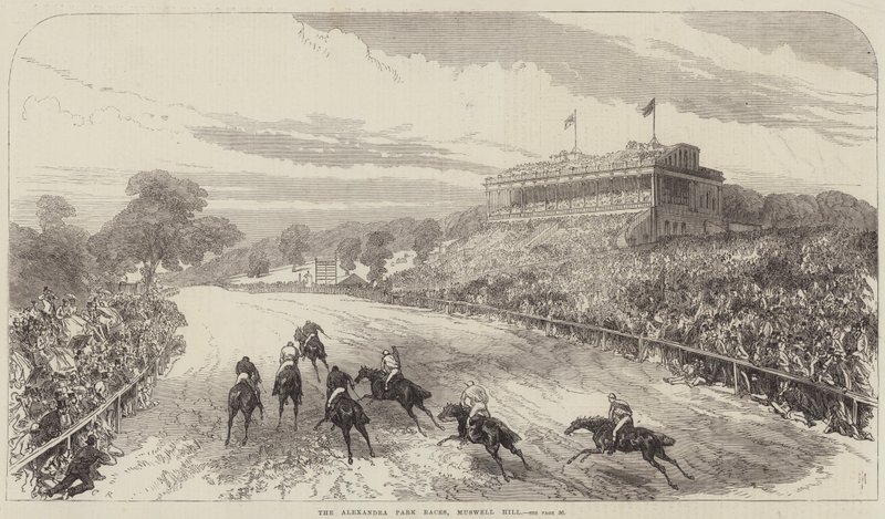 Alexandra Park Races, Muswell Hill tekijältä Sir John Charles Robinson