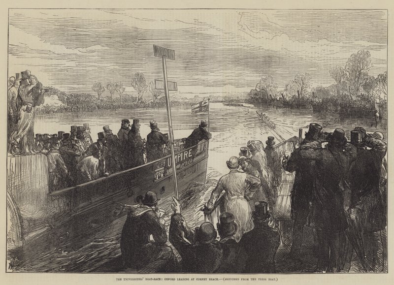 Yliopistojen Boat-Race, Oxford johtaa Corney Reachissa tekijältä Sir John Charles Robinson