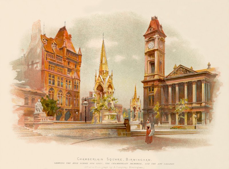 Chamberlain Square, Birmingham tekijältä Charles Wilkinson