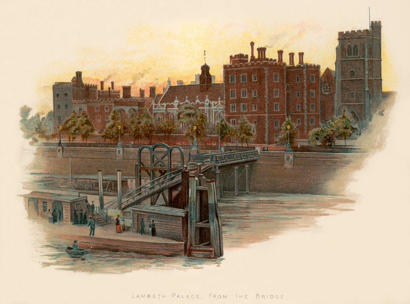 Lambeth Palace, sillalta tekijältä Charles Wilkinson