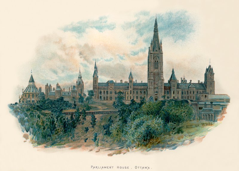 Parlamenttitalo, Ottawa tekijältä Charles Wilkinson