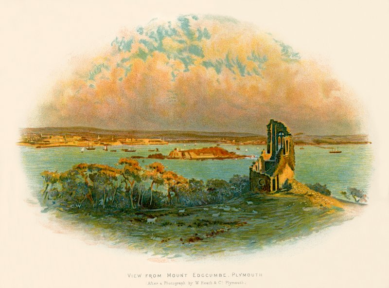 Näkymä Mount Edcgumbe Plymouthista tekijältä Charles Wilkinson