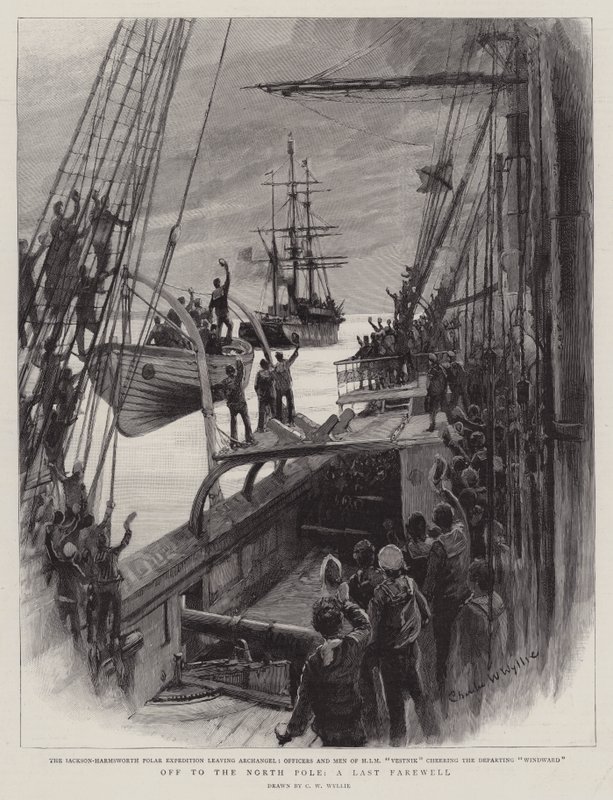 Pohjoisnavalle, viimeiset jäähyväiset tekijältä Charles William Wyllie