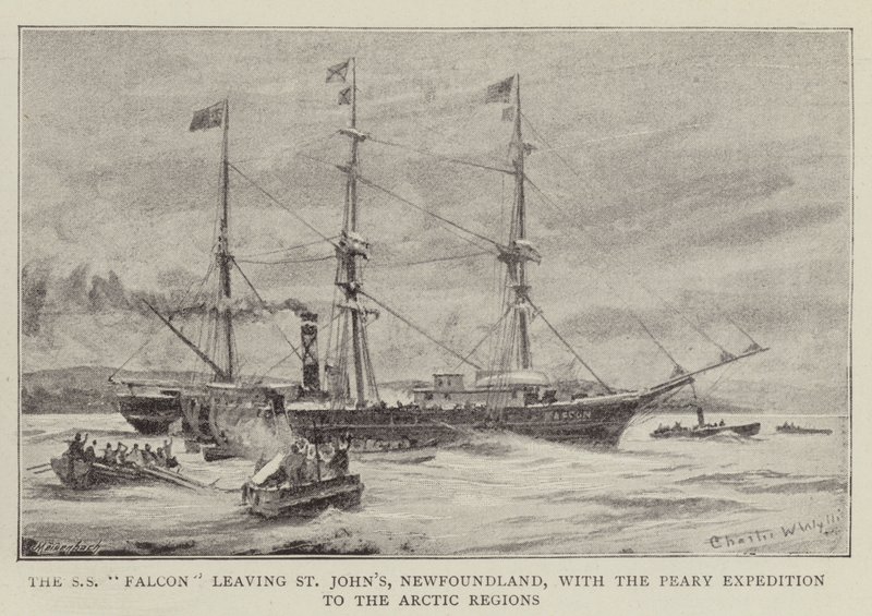 SS Falcon lähtee St John