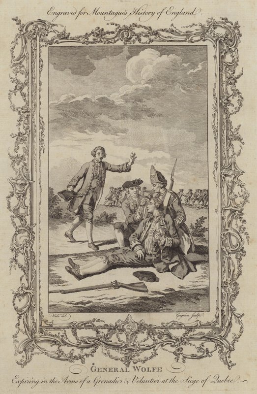 Kenraali Wolfen kuolema Quebecin piirityksessä tekijältä Charles the Elder Grignion