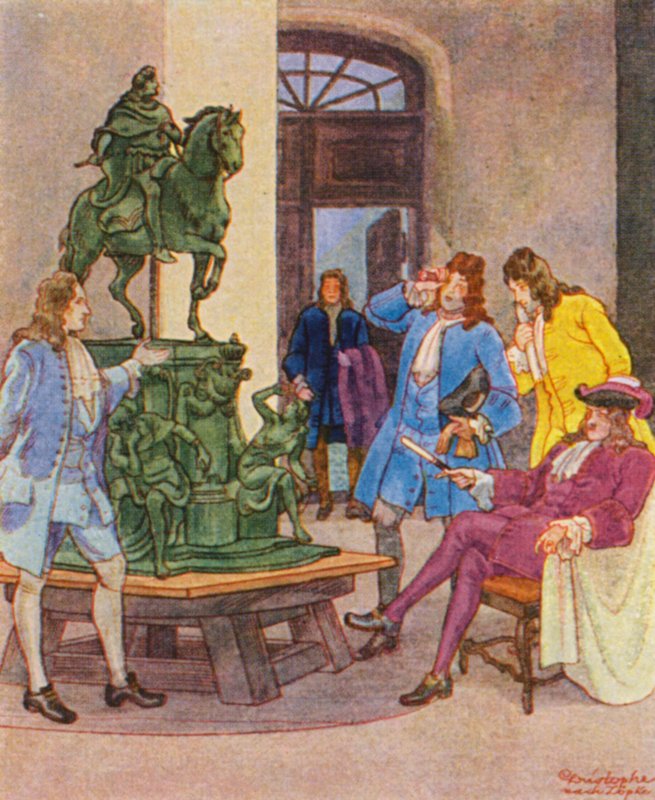 Bildhauerwerkstatt / veistospaja (värilitografia) tekijältä Christophe (1856 1945)