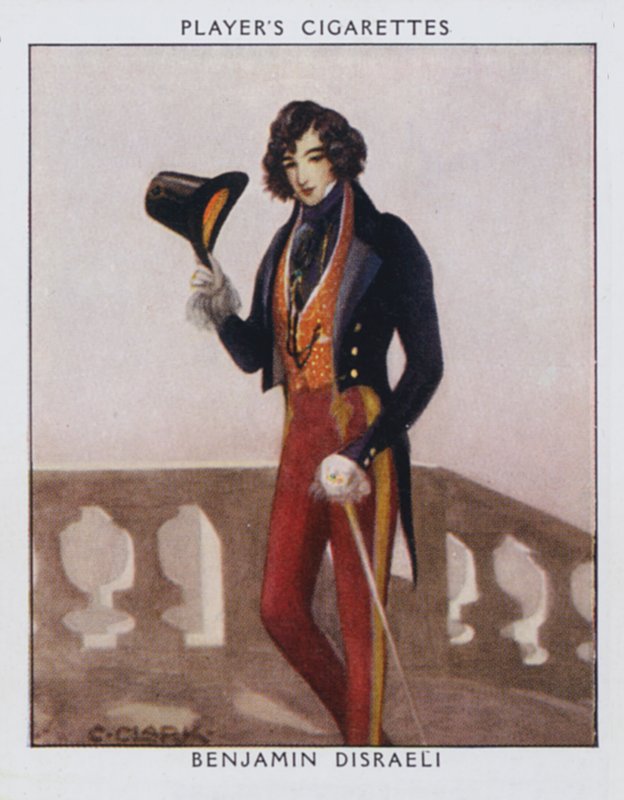 Benjamin Disraeli (väri litho) tekijältä Christopher (after) Clark