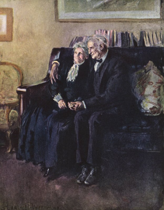 Se on kesän viimeinen ruusu (väri litho) tekijältä Clarence F. Underwood