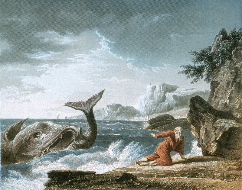 Valas oksensi Joonan kuivalle maalle tekijältä Claude Joseph Vernet