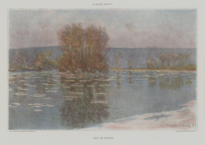 Jääkuutiot tekijältä Claude Monet