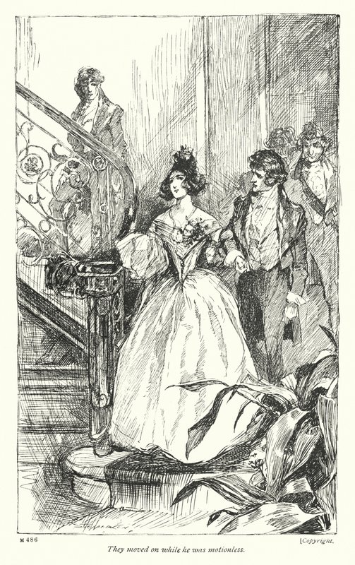 Kuvitus Disraelin Coningsbylle (litho) tekijältä Claude Shepperson