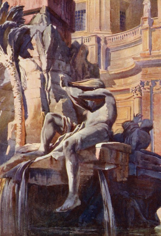 Piazza Navonan suihkulähde, Rooma tekijältä Commendator Formilli