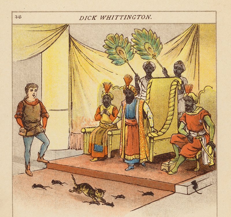 Dick Whittington (värilitografia) tekijältä Constance Haslewood