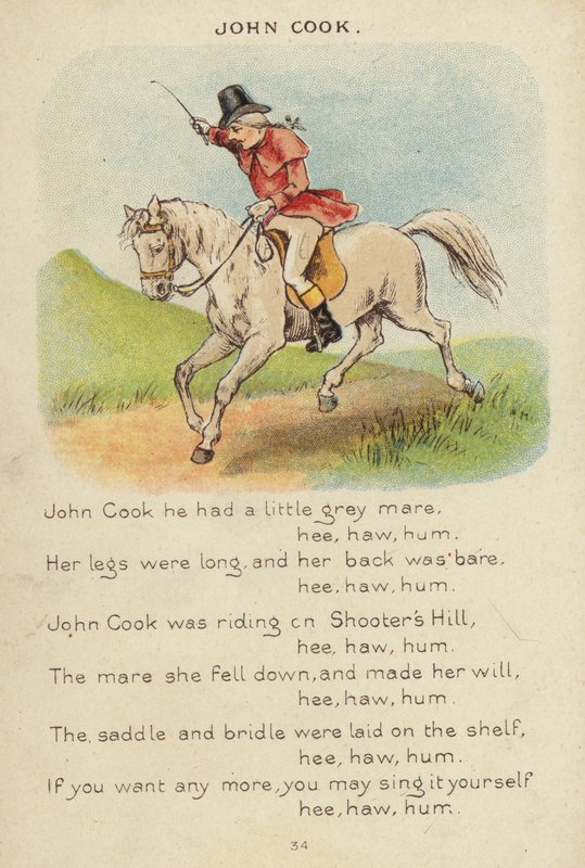 Lastenlaulu: John Cook (chromolitho) tekijältä Constance Haslewood