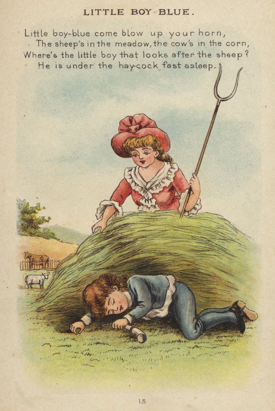 Loru: Little Boy Blue (chromolitho) tekijältä Constance Haslewood